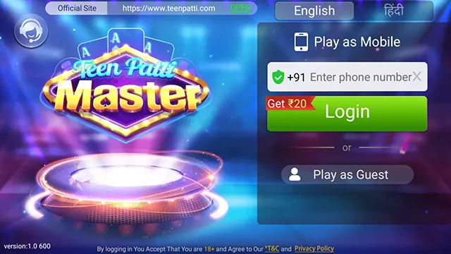 teen patti master login